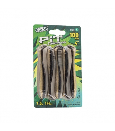 FIIISH PIT SWIMMER 100 5 CUERPOS GOLD MINNOW