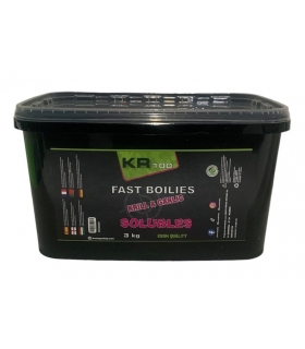 KROM QUALITY KR100 FAST BOILIES KRILL & GARLIC SOLUBLES 15MM 3KG