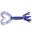 GARY YAMAMOTO 5"DOUBLE TAIL HULA GRUB JUNE BUG PURPLE W/EMERALD FLAKE
