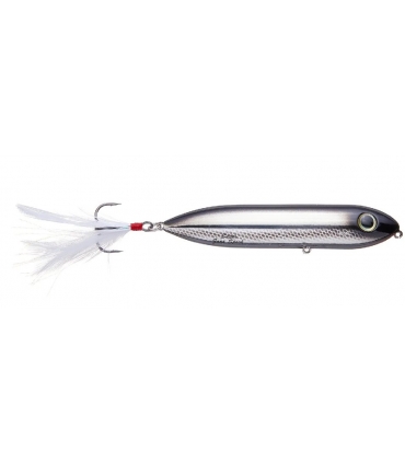 HEDDON SUPER ZARA SPOOK 4.5" BLACK SHINER SILENT