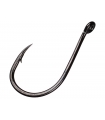 OWNER MOSQUITO HOOK BLACK CHROME 2/0 QTY 6