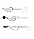 GAMAKATSU ANZUELO CURVO WORM 330 BOTTOM JIGGIN 4/0
