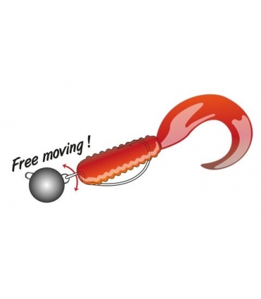 GAMAKATSU ANZUELO CURVO WORM 330 BOTTOM JIGGIN 4/0