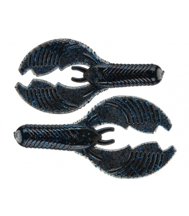 YUM CRAW CHUNK 3.25" BLACK BLUE FLAKE