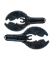 YUM CRAW CHUNK 3.25" BLACK BLUE FLAKE