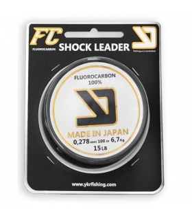 YKR FLUOROCARBON "FC SHOCK LEADER" 0.418MM 100MT