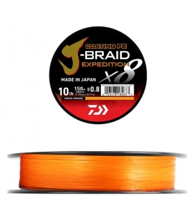 DAIWA J-BRAID EXPEDITION X8 150MT 0.13MM 19LB NARAJA