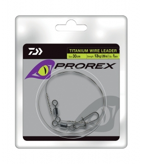 DAIWA BAJO LINEA ACERO PROREX TITANIUM LEADER 0.33MM 3MT 12KG/25LB