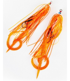 FALKOR OCTOTAI FALDILLAS TAI RUBBER SKIRTS NARANJA 2PC