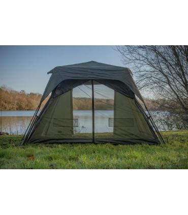 BIVVY SOLAR TACKLE SP QUICK-UP SHELTER GREEN MKII CON SUELO RESISTENTE