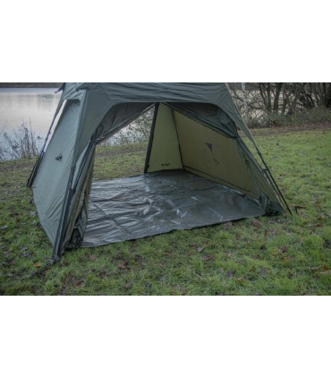 BIVVY SOLAR TACKLE SP QUICK-UP SHELTER GREEN MKII CON SUELO RESISTENTE