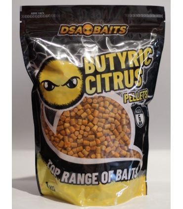 DSA BAITS PELLETS BUTYRIC CITRUS 1KG