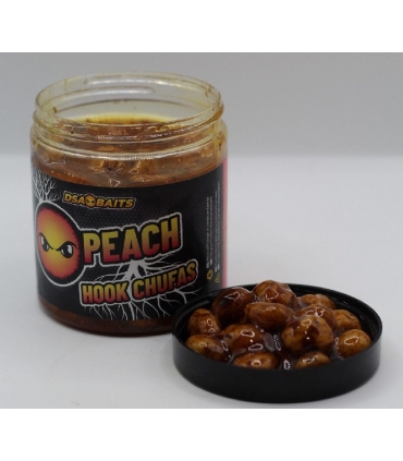 DSA BAITS HOOK CHUFA PEACH 250ML