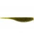 YAMAMOTO FAT SHAD SHAPE WORM 4" GREEN PUMPKING BLACK FLAKE