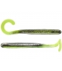 ROBOWORM CURLY TAIL 4.5" SALT AND PEPPER CHARTREUSE