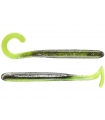 ROBOWORM CURLY TAIL 4.5" SALT AND PEPPER CHARTREUSE