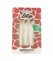 DESTRUCTOR BAITS PACK 3 CUERPOS 70MM WHITE PEARL