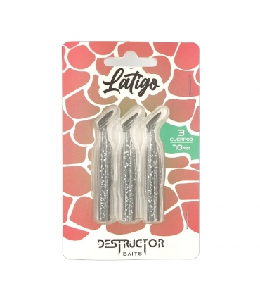 DESTRUCTOR BAITS PACK 3 CUERPOS 70MM ALBURNO
