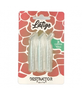 DESTRUCTOR BAITS PACK 3 CUERPOS 70MM GREEN SHAD