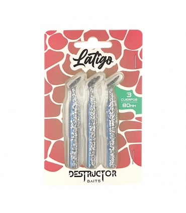 DESTRUCTOR BAITS PACK 3 CUERPOS 80MM SARDINE