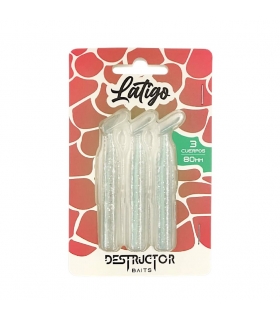 DESTRUCTOR BAITS PACK 3 CUERPOS 80MM GREEN SHAD