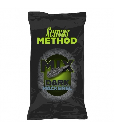 SENSAS METHOD MIX DARK MACKEREL 1KG