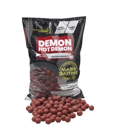 STARBAITS BOILIES DEMON HOT DEMON MASS BAITING 20MM 3KG