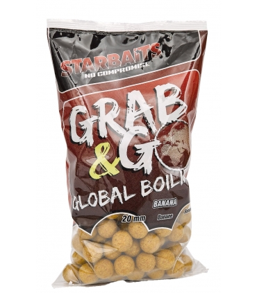 STARBAITS G&G GLOBAL BOILIES BANANA 20MM 800GR
