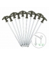 ZFISH PIQUETAS PARA BIVVY DE 25CM SET DE 10PCS