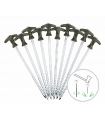 ZFISH PIQUETAS PARA BIVVY DE 25CM SET DE 10PCS
