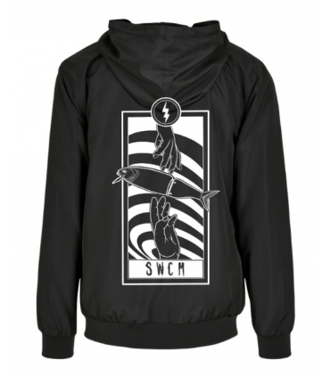 SWIMBAIT COMMUNITY CORTAVIENTOS WINDBREAKER FALLIN' NEGRO