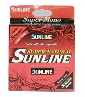 SUNLINE SUPER NATURAL 8LB 0.235MM NYLON CLEAR 300M