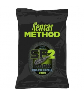 SENSAS METHOD STICKY PELLETS 2MM MACKEREL 650GR