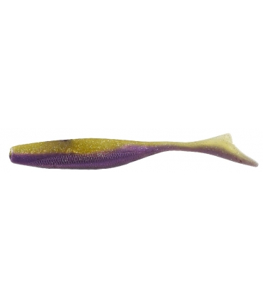 OWNER JR MINNOW 3.5" PURPLE WEENIE SILVER FLAKE 8PCS