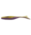 OWNER JR MINNOW 3.5" PURPLE WEENIE SILVER FLAKE 8PCS