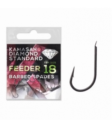 KAMASAN DIAMOND STANDARD FEEDER BARBED SPADES Nº14