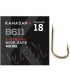 KAMASAN B611 SPADES BARBED X-STRONG WIDE GAPE NICKEL Nº14