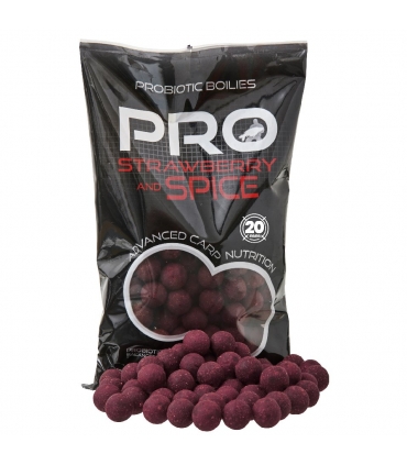 STARBAITS BOILIES PRO STRAWBERRY SPICE 20MM 800GR