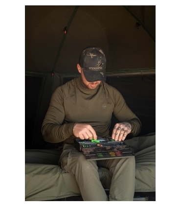 KORDA CAMISETA MOCK NECK THERMAL LS DARK OLIVE