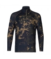 KORDA CAMISETA KOOL UPF ZIP DARK KAMO