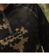KORDA CAMISETA KOOL UPF ZIP DARK KAMO
