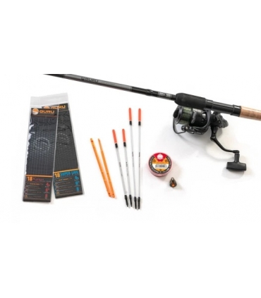 COMBO GURU CAÑA Y CARRETE NATURAL WAGGLER 11FT