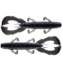 GOOGAN BAITS BANDITO SLIM 4" BLACK AND BLUE