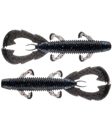 GOOGAN BAITS BANDITO SLIM 4" BLACK AND BLUE