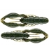 GOOGAN BAITS TUGGIN BUG 4" GREEN PUMPKIN