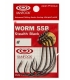 VANFOOK WORM 55B STEALTH BLACK STANDARD WIDE GAPE Nº2/0