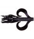 GARY YAMAMOTO KREATURE 4'' BLACK W/SMALL RED FLAKE