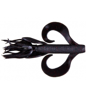 GARY YAMAMOTO KREATURE 4'' BLACK W/SMALL RED FLAKE