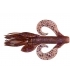 GARY YAMAMOTO KREATURE 4'' CINNAMON BROWN W/BLACK & PURPLE FLAKE