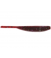 GARY YAMAMOTO SHAD SHAPE WORM 3.75'' PLUM CANDY